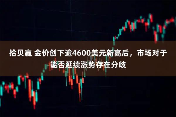拾贝赢 金价创下逾4600美元新高后，市场对于能否延续涨势存在分歧
