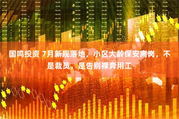 国鸣投资 7月新规落地，小区大龄保安离岗，不是裁员，是告别裸奔用工